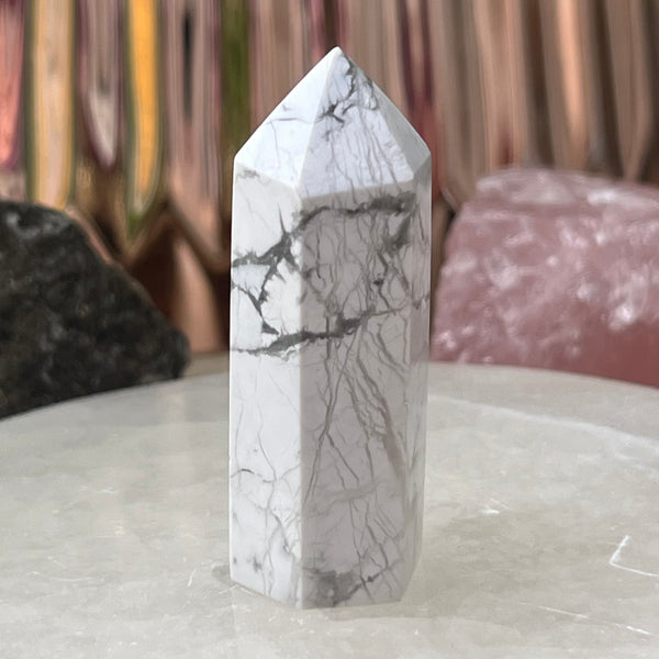 Howlite Point - Peace & Harmony