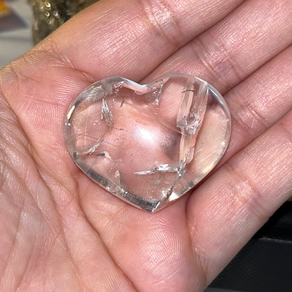 Clear Quartz Heart - Intuition & Wisdom