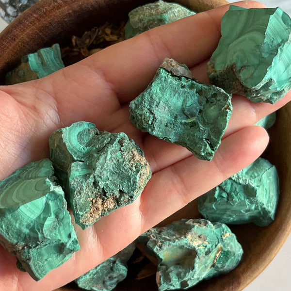 Rough Malachite Chunk - Balance & Vitality