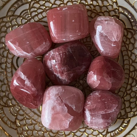 Rose Calcite Tumblestones- Compassion & Empathy