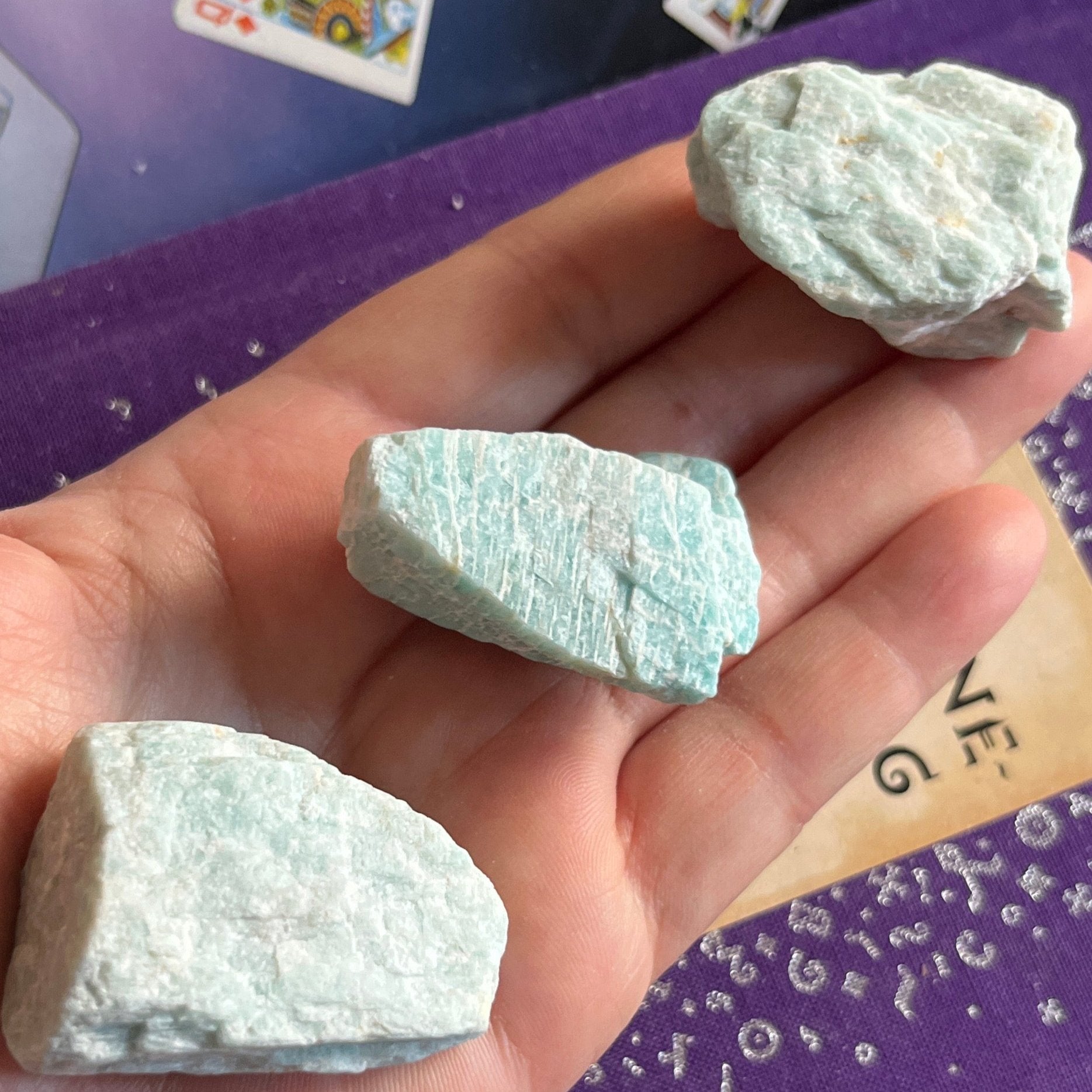 Rough Amazonite Chunk - Success & Communication