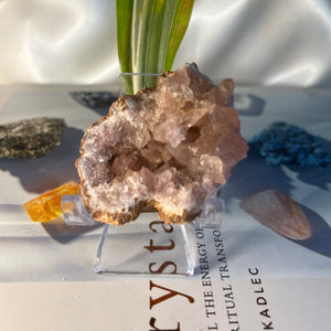 Pink Amethyst Clusters - Emotional Healing & Wisdom