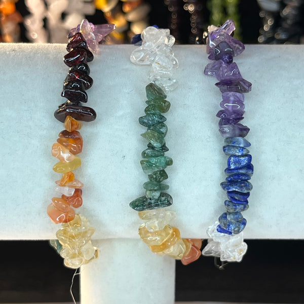 Crystal Chip Bracelets