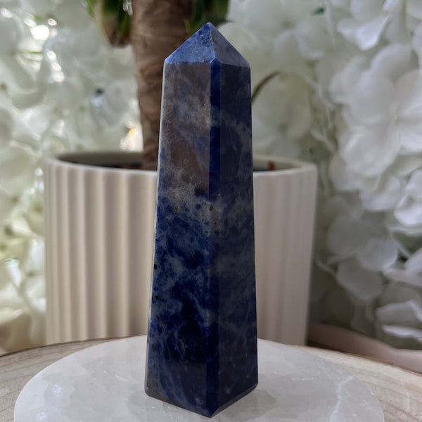 Sodalite Obelisk - Wisdom & Guidance