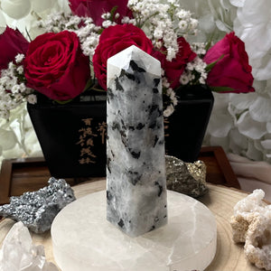 Rainbow Moonstone Obelisk - Feminine Energy