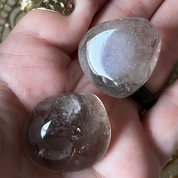 Smoky Quartz Tumblestones - Open Paths & Protection