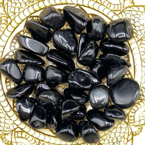 Black Obsidian Tumblestones - Protection & Awareness BD Crystals