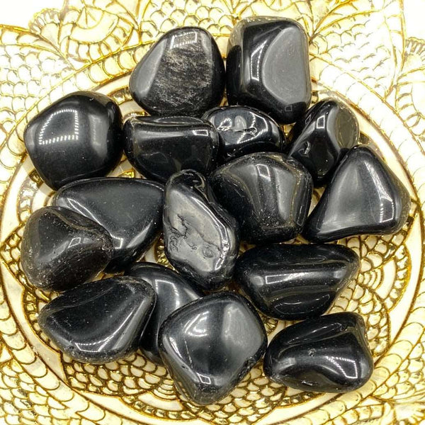 Black Obsidian Tumblestones - Protection & Awareness BD Crystals