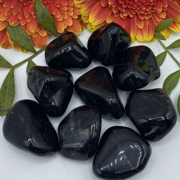 Black Onyx Tumblestones - Power and Energy Healing BD Crystals