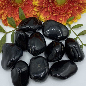 Black Onyx Tumblestones - Power and Energy Healing BD Crystals