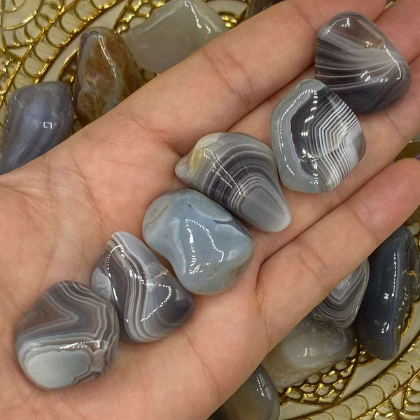 Botswana Agate Tumblestones - Change & Balance BD Crystals