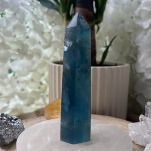 Blue Fluorite Point