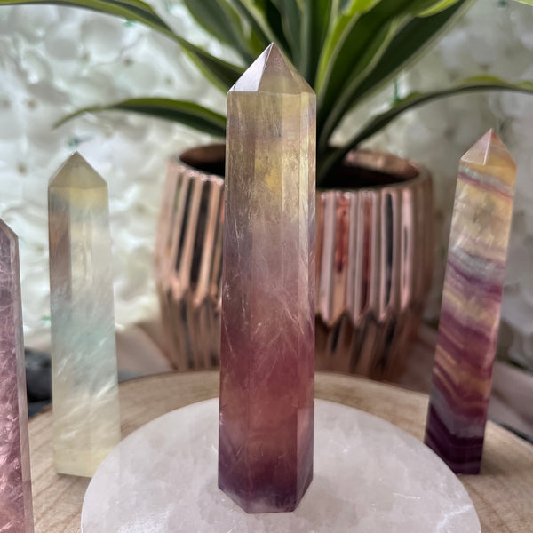 Candy Fluorite Point