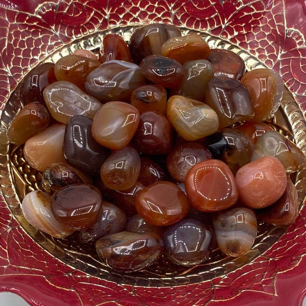 Carnelian Tumblestones - Vitality & Courage BD Crystals