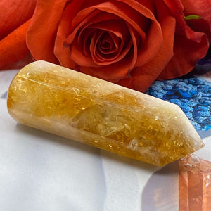 Citrine Massage Point Wand - Abundance & Success BD Crystals