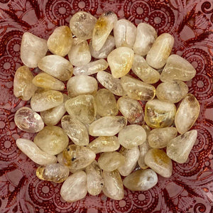 Citrine Tumblestones - Abundance & Success BD Crystals