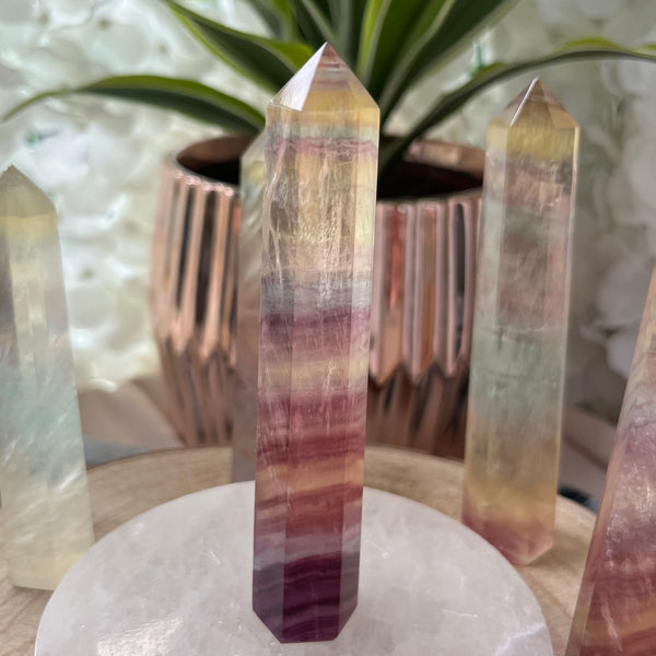 Candy Fluorite Point