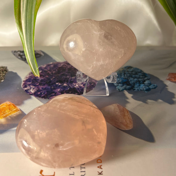 Rose Quartz Heart - Unconditional Love