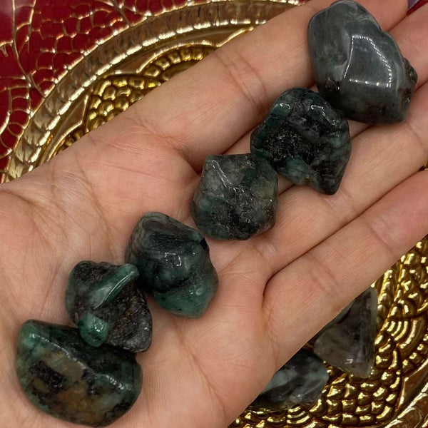 Emerald Tumblestones - Rejuvenation & Good Relationships BD Crystals