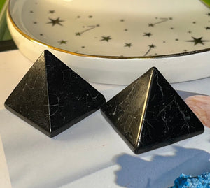 Shungite Pyramid - Stone of Life & Transmutation