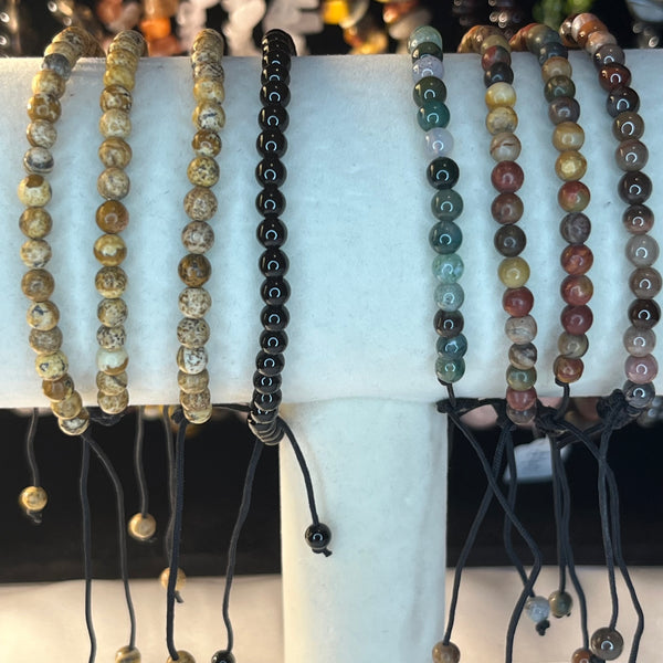 Tibetan-style Crystal Beads Bracelets