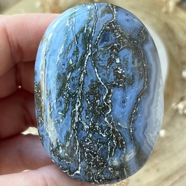 Moss Agate Palmstone