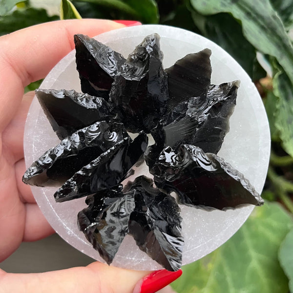 Black Obsidian Arrowhead