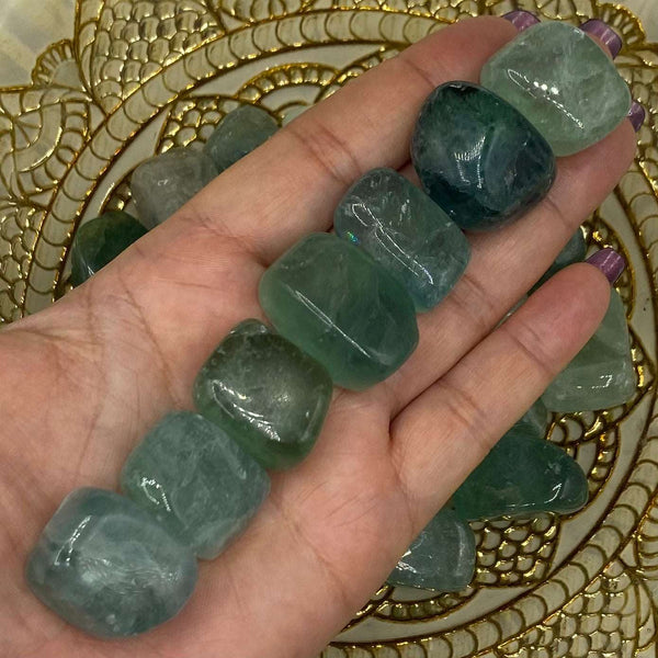 Fluorite Tumblestones - Intuition & Protection BD Crystals