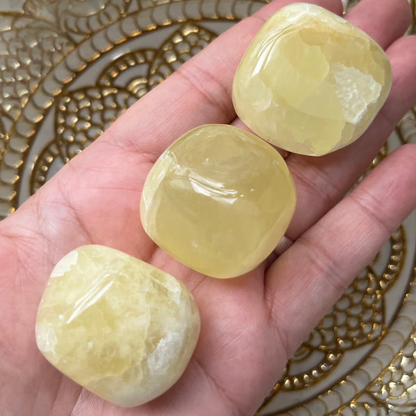 Lemon Calcite Tumblestones