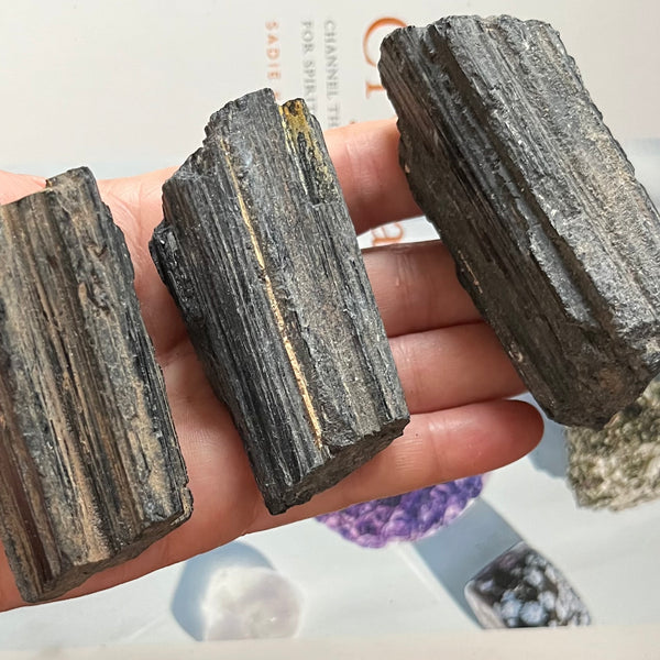 Rough Black Tourmaline - Energetic Protection