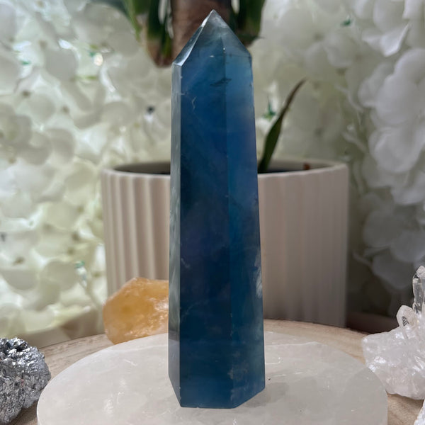 Blue Fluorite Point