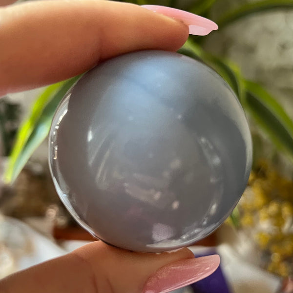 Angelite Sphere - Angelic Connection & Harmony