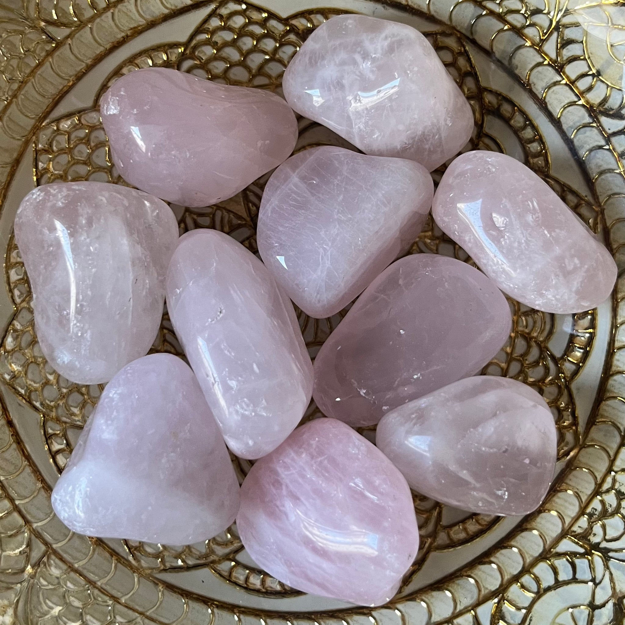 Rose Quartz Tumblestones (A Grade) - Unconditional Love