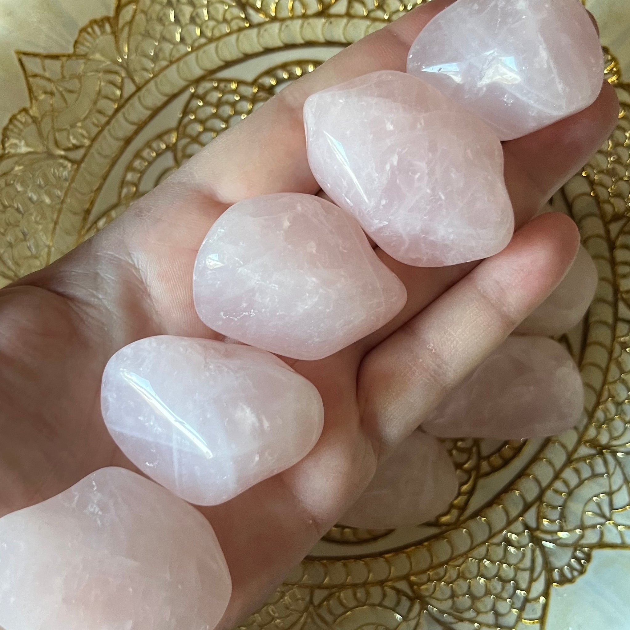 Rose Quartz Tumblestones (AA Grade) - Unconditional Love