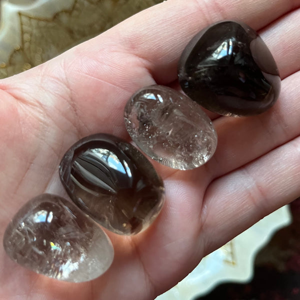 Smoky Quartz Tumblestones (A Grade)- Open Paths & Protection