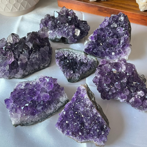 Amethyst Druse Clusters (Uruguay) - Spirituality & Transmutation