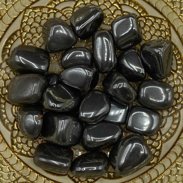 Hematite Tumblestones - Protection & Connection BD Crystals