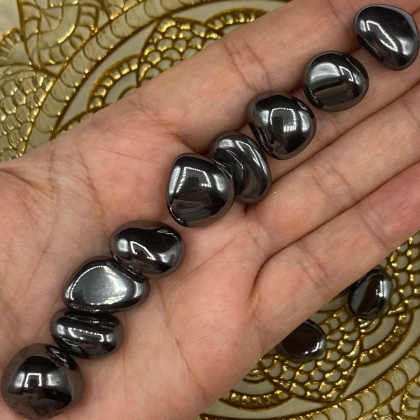 Hematite Tumblestones - Protection & Connection BD Crystals