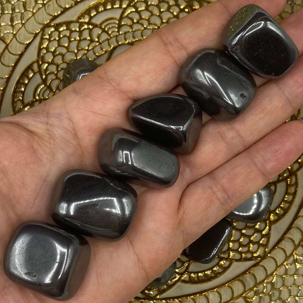 Hematite Tumblestones - Protection & Connection BD Crystals