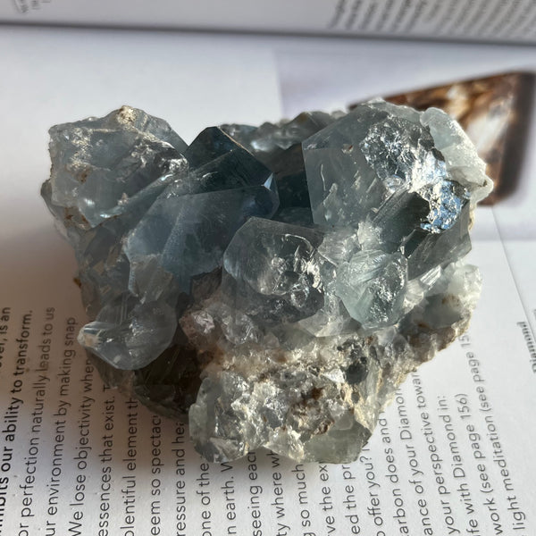 Celestite Cluster - Spiritual Guidance & Mental Clarity