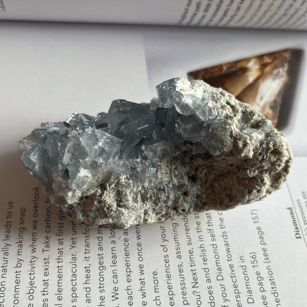 Celestite Cluster - Spiritual Guidance & Mental Clarity