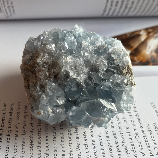 Celestite Cluster - Spiritual Guidance & Mental Clarity