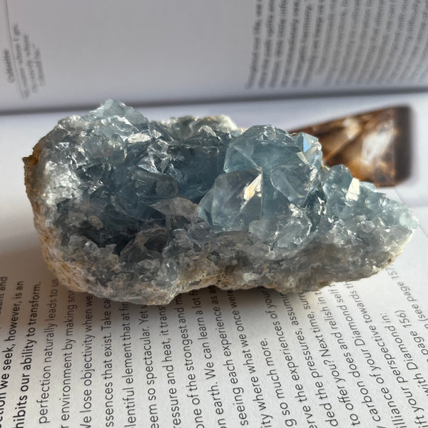 Celestite Cluster - Spiritual Guidance & Mental Clarity