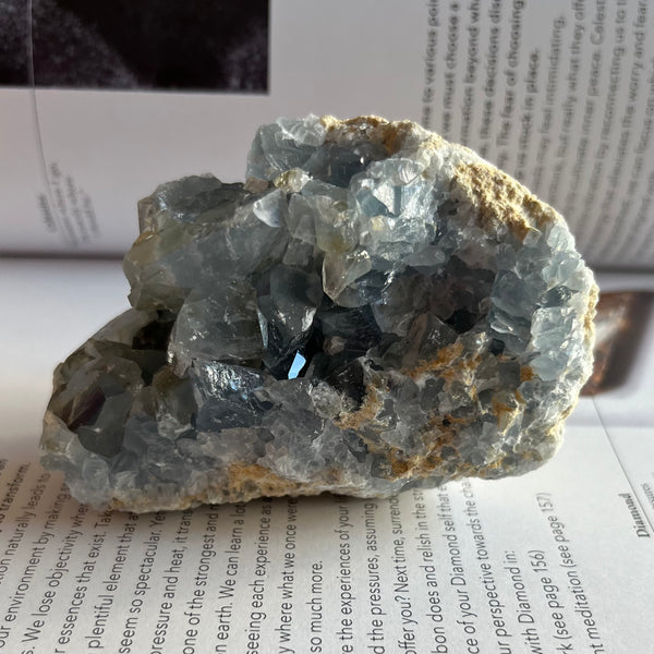 Celestite Cluster - Spiritual Guidance & Mental Clarity