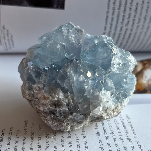 Celestite Cluster - Spiritual Guidance & Mental Clarity