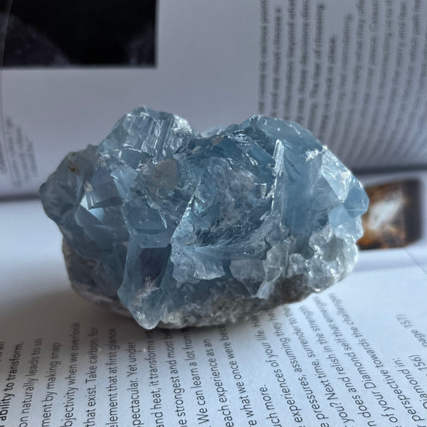 Celestite Cluster - Spiritual Guidance & Mental Clarity