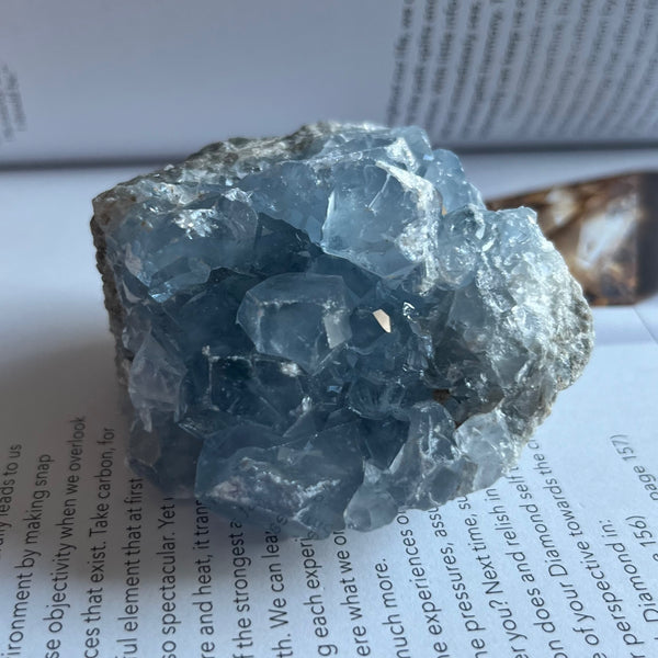 Celestite Cluster - Spiritual Guidance & Mental Clarity