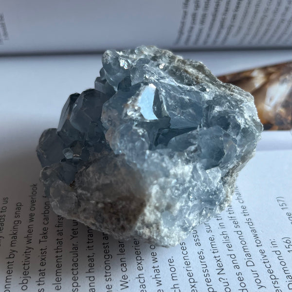 Celestite Cluster - Spiritual Guidance & Mental Clarity