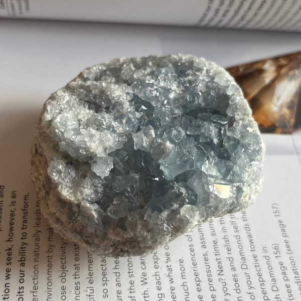 Celestite Cluster - Spiritual Guidance & Mental Clarity