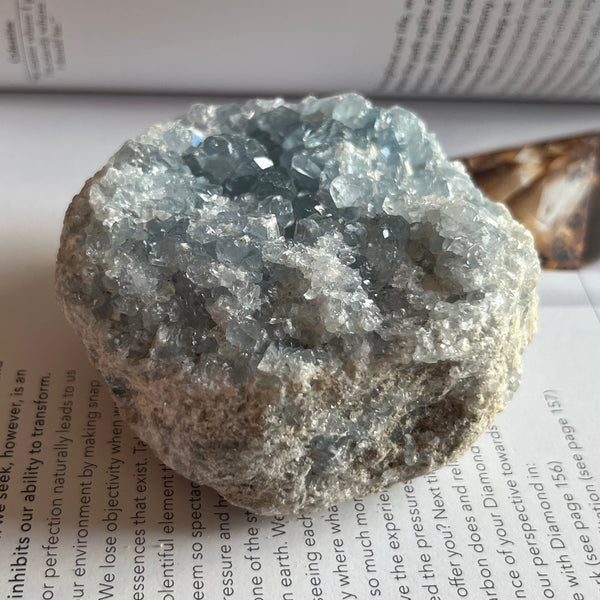 Celestite Cluster - Spiritual Guidance & Mental Clarity